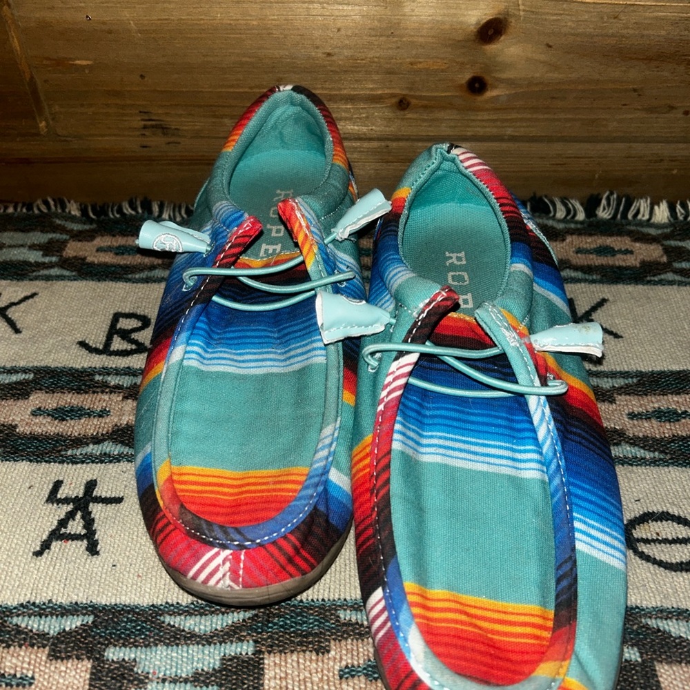 Roper Multicolor Striped Women's Shoes